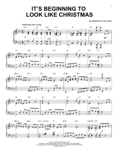 It's Beginning To Look Like Christmas [Boogie Woogie version] von Meredith Willson (Download) 