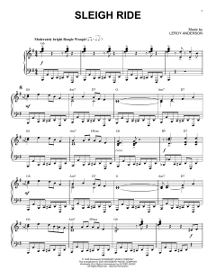 Sleigh Ride [Boogie Woogie version] von Leroy Anderson (Download) 