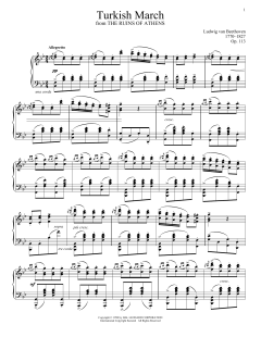 Turkish March von Ludwig van Beethoven (Download) 