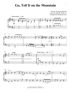 Go, Tell It On The Mountain von Jr., John W. Work (Download) 