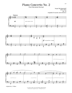 Piano Concerto No. 2, First Movement Excerpt (Download) 