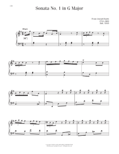 Sonata In G Major, Hob. XVI: 8 (Download) 