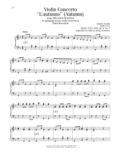 The Four Seasons ("Autumn"), Third Movement Excerpt (Download) 