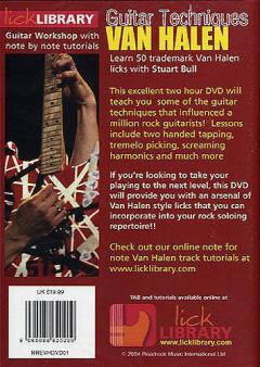 Van Halen Guitar Techniques von Eddie Van Halen 