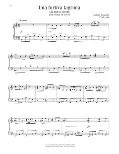 Una Furtiva Lagrima (The Elixir Of Love) (Download) 