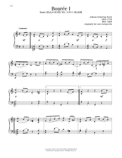 Cello Suite No. 3, BWV 1009 "Bourree I" (Download) 