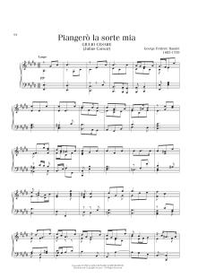 Piangero La Sorte Mia (Download) 