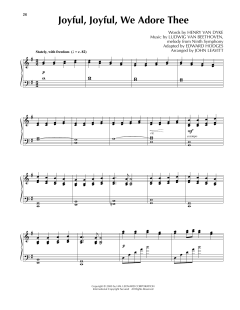 Joyful, Joyful, We Adore Thee von Edward Hodges (Download) 