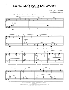 Long Ago (And Far Away) von Jerome Kern (Download) 