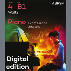 Waltz (Grade 4, list B1, from the ABRSM Piano Syllabus 2025 & 2026) (Download) 