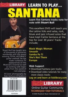 Learn To Play Santana von Carlos Santana 