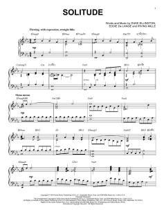 Solitude von Duke Ellington (Download) 