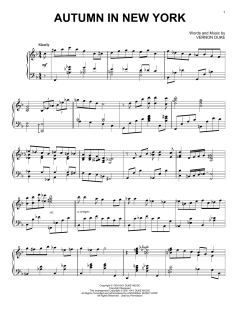 Autumn In New York von Bud Powell (Download) 