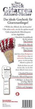 Der Rock Gitarren Akkord-Fächer 