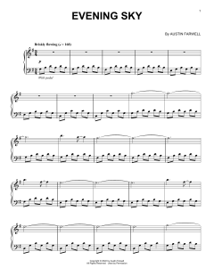 Evening Sky von Austin Farwell (Download) 