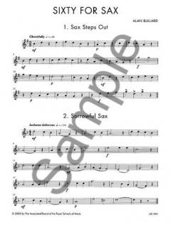 Sixty for Sax von Alan Bullard 