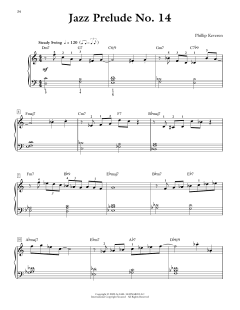 Jazz Prelude No. 14 von Phillip Keveren (Download) 