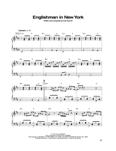 Englishman In New York von Sting (Download) 
