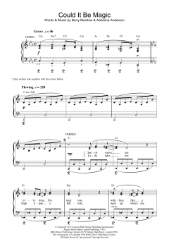 Could It Be Magic von Barry Manilow (Download) 