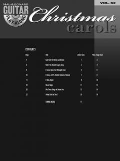 Guitar Play-Along Vol. 62: Christmas Carols 