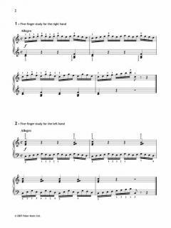 101 Exercises Op. 261 von Carl Czerny 