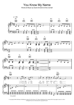 You Know My Name (theme from James Bond: Casino Royale) von Chris Cornell (Download) 