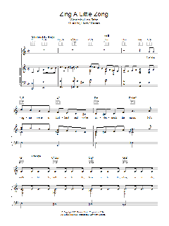 Zing A Little Zong von Harry Warren (Download) 