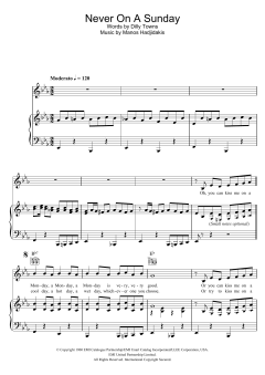 Never On Sunday von Manos Hadjidakis (Download) 