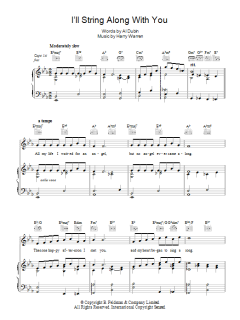 I'll String Along With You von Harry Warren (Download) 