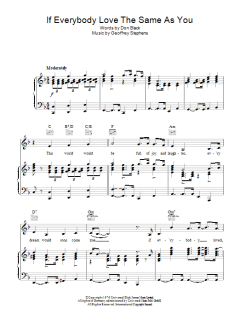 If Everybody Loved The Same As You von Antonín Dvořák (Download) 