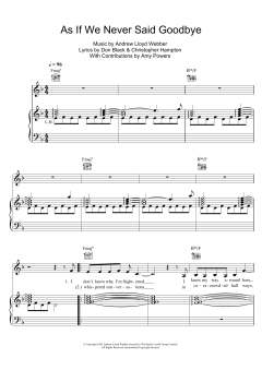 As If We Never Said Goodbye von Andrew Lloyd Webber (Download) 