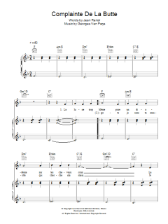 Complainte De La Butte von Rufus Wainwright (Download) 