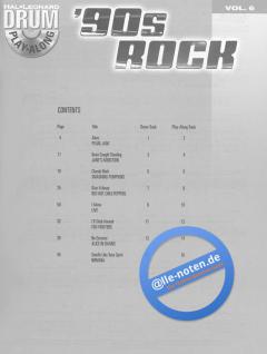 Drum Play-Along Vol. 6: 90's Rock 