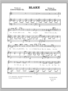 Blake von Mort Shuman (Download) 