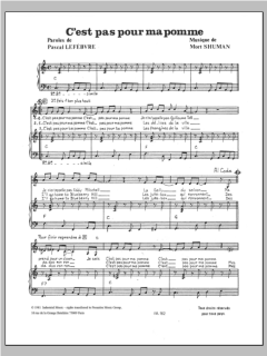 C'est Pas Pour Ma Pomme von Mort Shuman (Download) 
