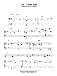 Multi-Colored Blue von Billy Strayhorn (Download) 