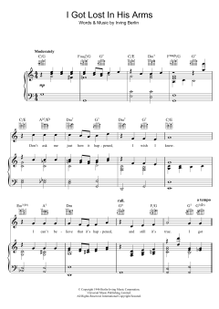 I Got Lost In His Arms von Irving Berlin (Download) 