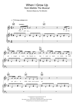 When I Grow Up (From 'Matilda The Musical') von Tim Minchin (Download) 