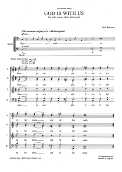 God Is With Us von John Tavener (Download) 
