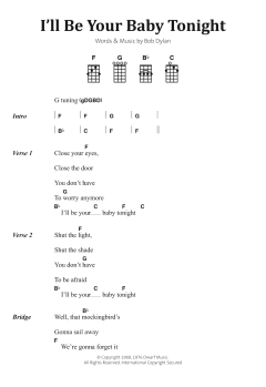 I'll Be Your Baby Tonight von Bob Dylan (Download) 