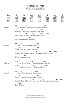 Love Sick von Bob Dylan (Download) 