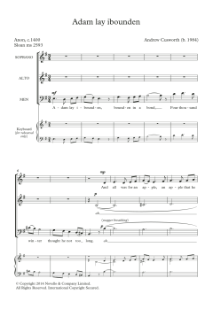 Adam Lay Ibounden von Andrew Cusworth (Download) 