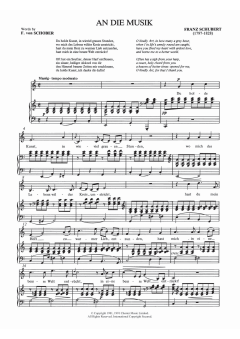 An Die Musik von Franz Schubert (Download) 