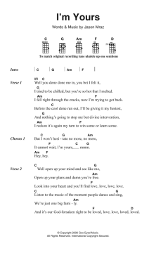 I'm Yours von Jason Mraz (Download) 
