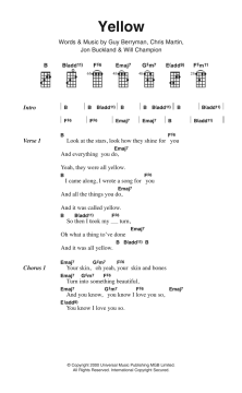 Yellow von Coldplay (Download) 