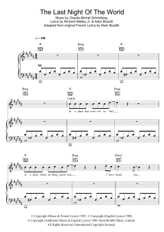 The Last Night Of The World von Claude-Michel Schönberg (Download) 