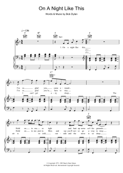 On A Night Like This von Bob Dylan (Download) 