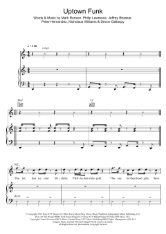 Uptown Funk (feat. Bruno Mars) von Mark Ronson (Download) 