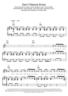 Don't Wanna Know von Lin-Manuel Miranda (Download) 