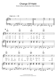 Change Of Habit von Elvis Presley (Download) 